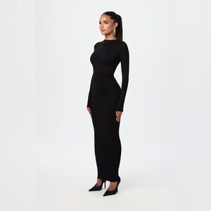 Naked Wardrobe | Mock Neck Dress Ribbed